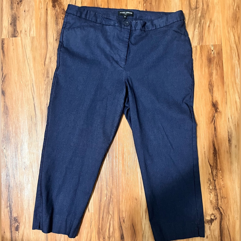 Mario Serrani Deep Blue Trousers